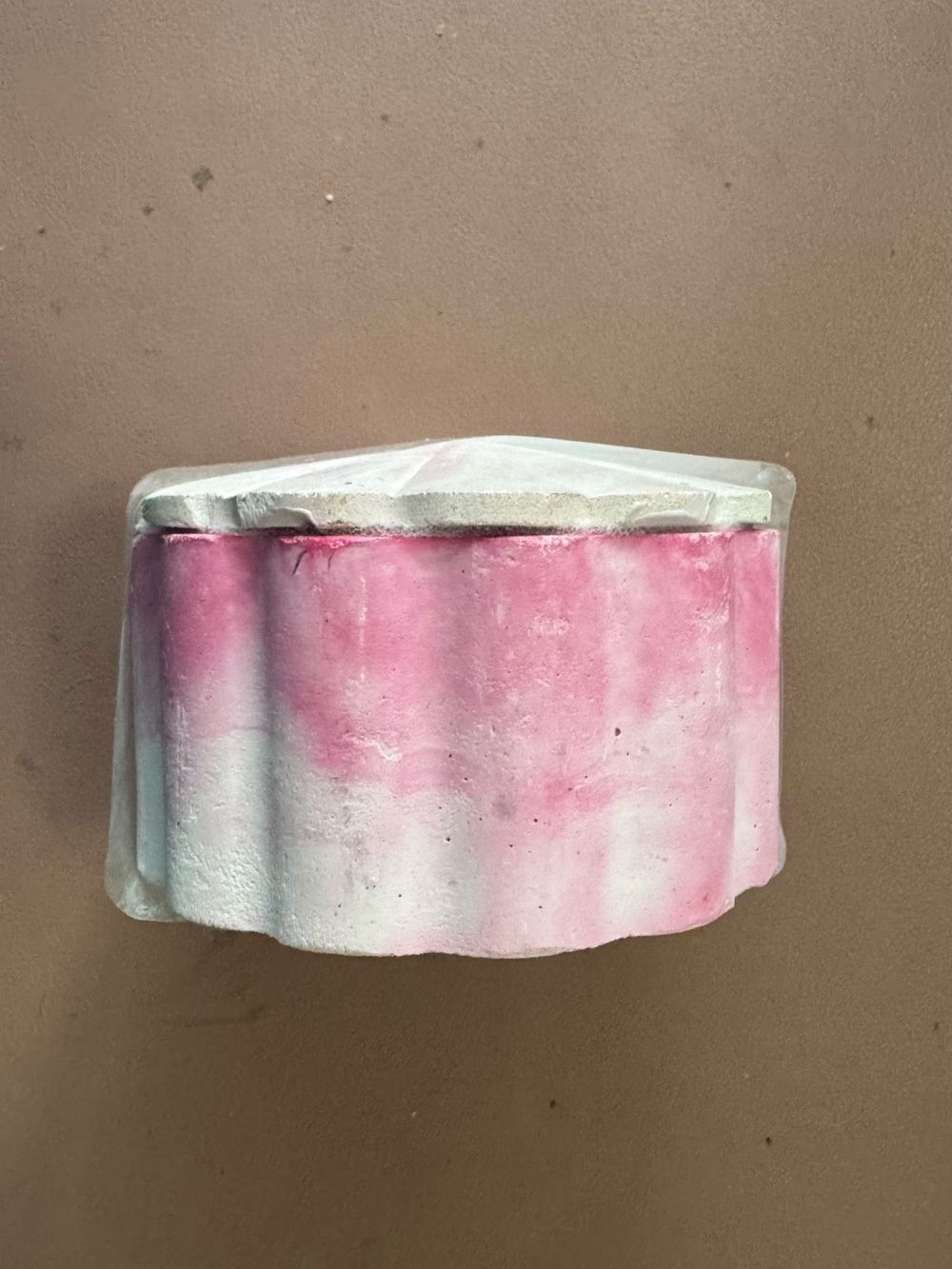 Handmade Pink or blue Ombre Ceramic Trinket Box